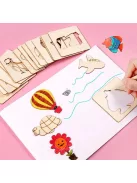 Fa rajzsablon készlet 20 db-os