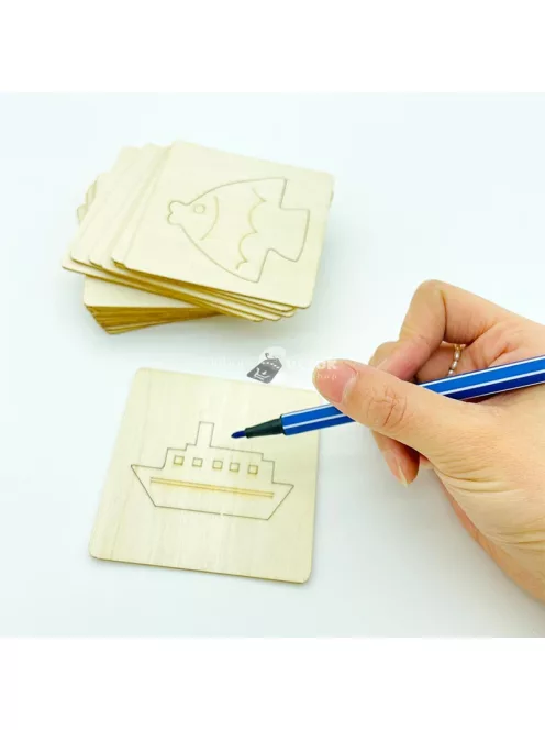 Fa rajzsablon készlet 20 db-os