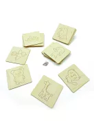 Fa rajzsablon készlet 20 db-os