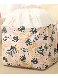   Nagy kapacitású összehajtható ruhatároló fülekkel, húzózsinórral