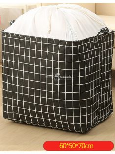   Nagy kapacitású összehajtható ruhatároló fülekkel, húzózsinórral