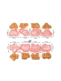 Műanyag keksz forma, süti forma