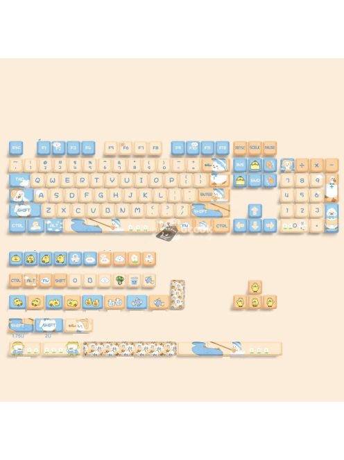 Kacsa figurás billentyűsapka