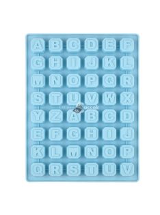 Szilikonforma, betűk