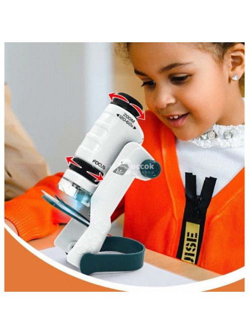 Mini hordozható mikroszkóp gyerekeknek