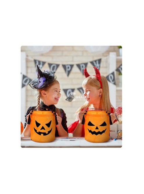 Halloween tök táska LED világítással