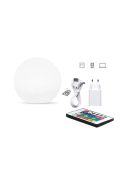 Vízálló LED-es kerti lámpa távirányítóval