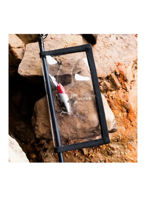 Átlátszó PVC horgászcsali tároló 5 db