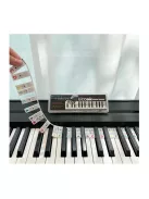 Újrafelhasználható szilikon zongorabillentyűzet címke