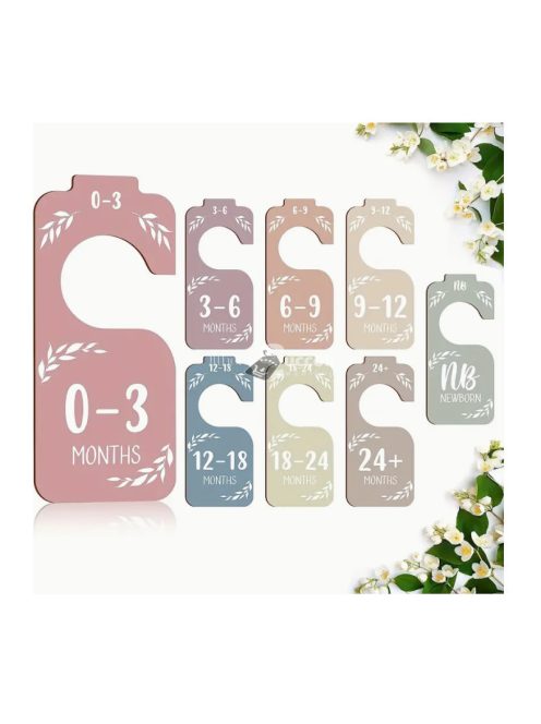 Fából készült babaszekrény rendező