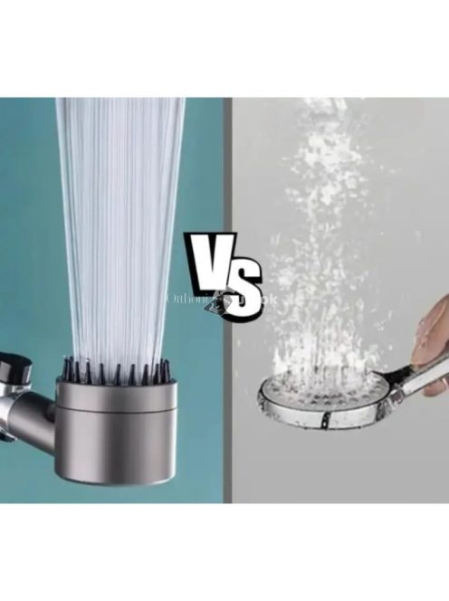 Erőteljes zuhanyfej szűrővel és 3 állítható üzemmóddal