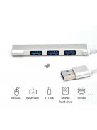 Type C 3.0, HUB 4 portos USB-elosztó fehér