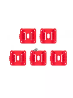 Milwaukee 18V-os fúró akkumulátor tároló állvány 5 db