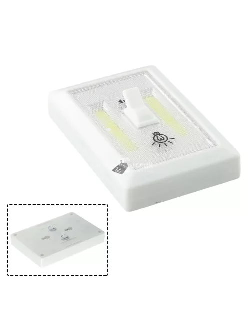 Villanykapcsoló formájú vezeték nélküli COB LED lámpa