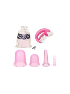   Masszázskészlet, vákuumos köpölyöző készlet tárolózsákkal