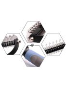 Kétoldalú állatszőr eltávolító kefe