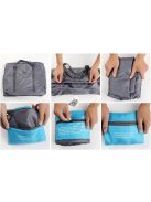 Kézipoggyász méretű, összehajtható táska - Kék