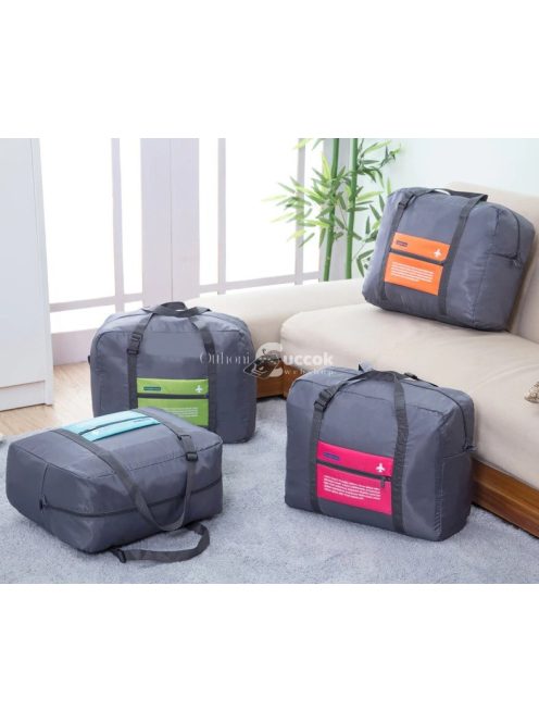 (4 színben) Kézipoggyász méretű, összehajtható táska - Rószaszín