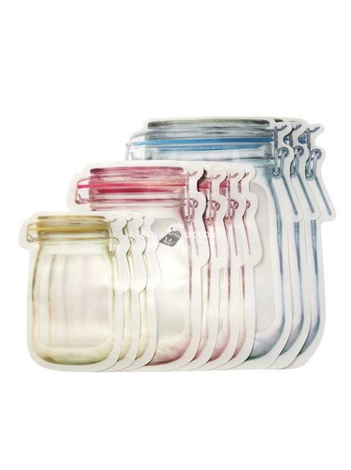 3 méretű, ételtároló tasak csomag (10 db)