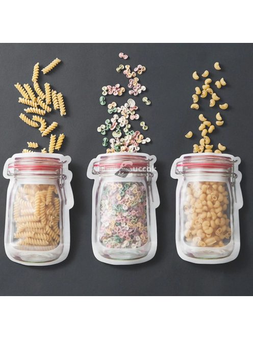 3 méretű, ételtároló tasak csomag (10 db)