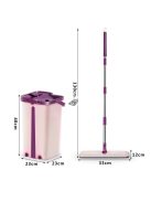 Felmosó szett, felmosó mop vödörrel