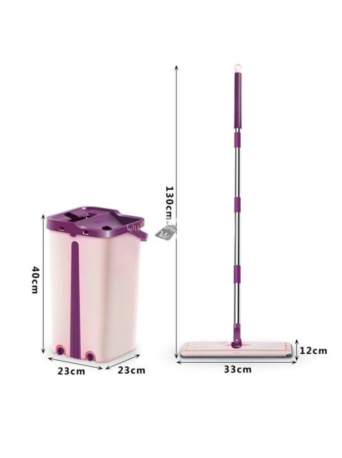 Felmosó szett, felmosó mop vödörrel