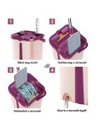 Felmosó szett, felmosó mop vödörrel