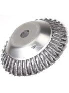 Térkő tisztító, gyomeltávolító kefe fűkaszához