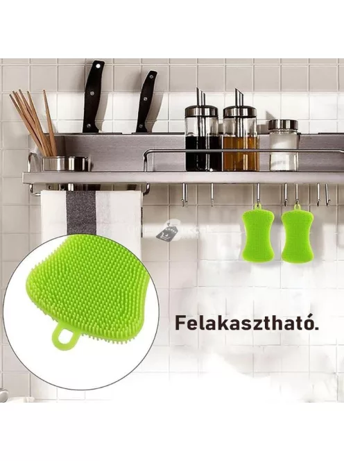4 db Szilikon mosogatószivacs