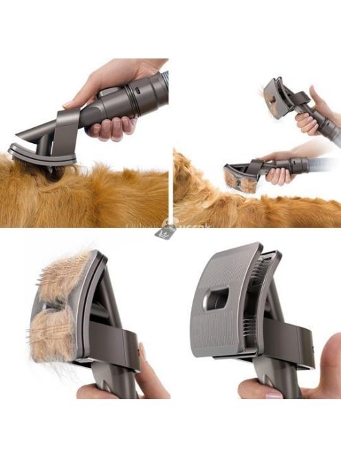 Porszívóhoz csatlakoztatható kisállat kefe