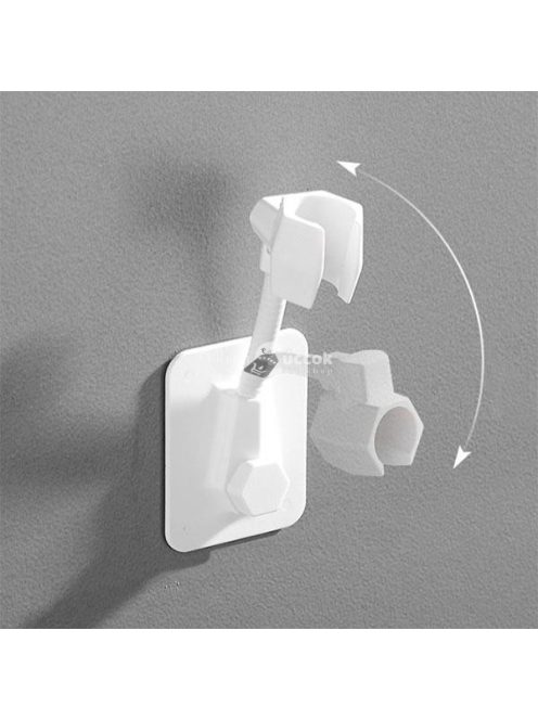 Öntapadós zuhanyrózsa tartó (360°-ban forgatható)