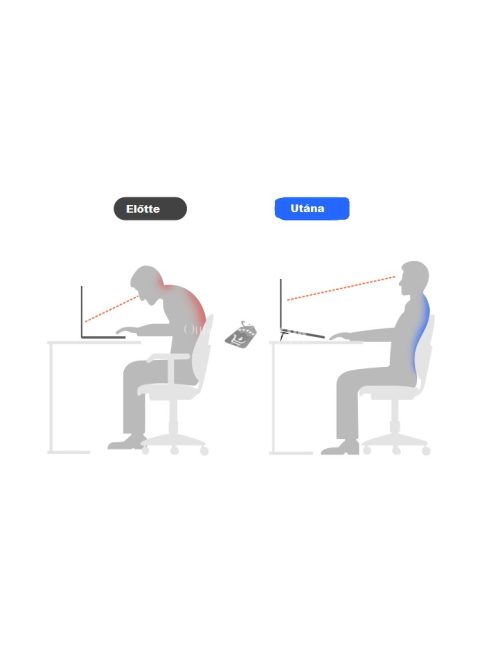 Hordozható és láthatatlan laptop állvány (öntapadós)