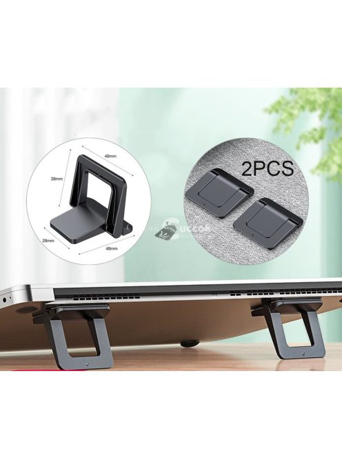 Hordozható és láthatatlan laptop állvány (öntapadós)