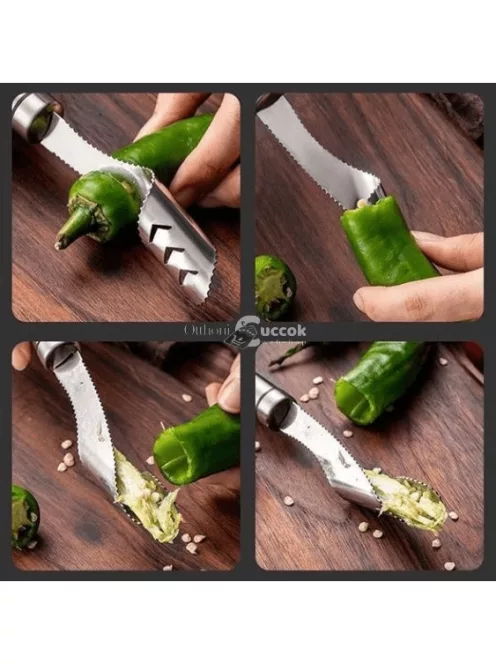 Paprika csumázó kés rozsdamentes acélból