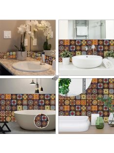 (4 féle minta) Csempefólia, öntapadós matrica (3)