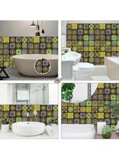 (5 féle minta) Csempefólia, öntapadós matrica (5) (Mennyiségi kedvezmény!)