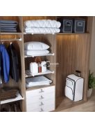 Állítható méretű multifunkciós szekrény polc