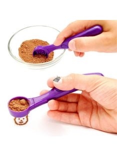   Kávé és palacsinta díszítő kanál - 16 db dekorációs mintával