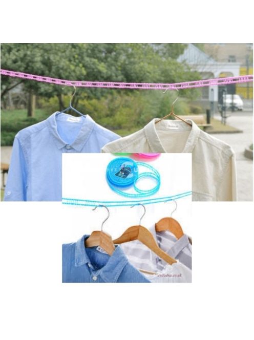 Csúszásmentes szélálló ruhaszárító kötél