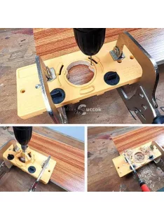   Zsanérlyuk fúró készlet, bútorzsanér, ajtó zsanér készítő famunkákhoz