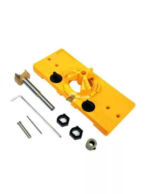 Zsanérlyuk fúró készlet, bútorzsanér, ajtó zsanér készítő famunkákhoz