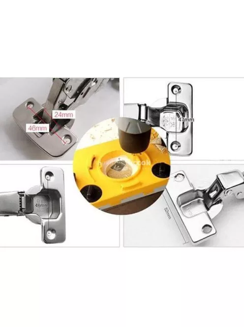 Zsanérlyuk fúró készlet, bútorzsanér, ajtó zsanér készítő famunkákhoz