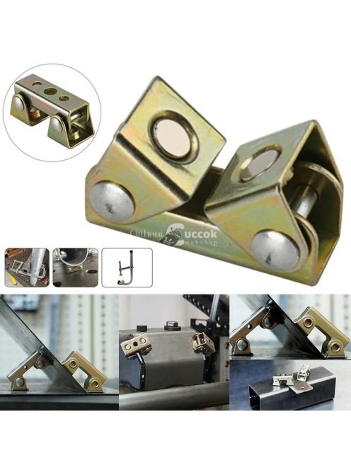 Mágneses fémrögzítő hegesztéshez, V típusú állítható hegesztőkapocs