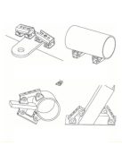 Mágneses fémrögzítő hegesztéshez, V típusú állítható hegesztőkapocs