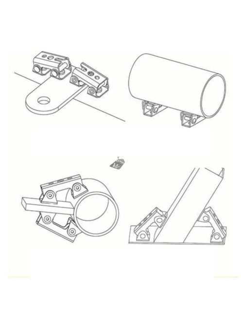 Mágneses fémrögzítő hegesztéshez, V típusú állítható hegesztőkapocs