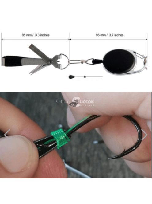 Horgász zsinór kötöző, csomókészítő