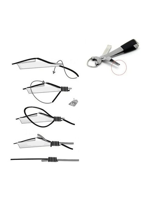 Horgász zsinór kötöző, csomókészítő