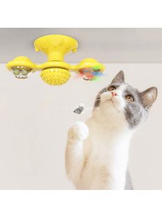 Szélmalom macskajáték cica fésűvel