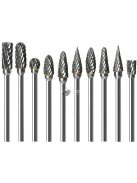 Profilmaró fúrófej készlet fémhez (10 db)
