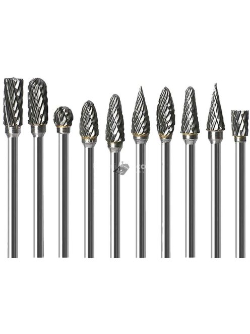 Profilmaró fúrófej készlet fémhez (10 db)